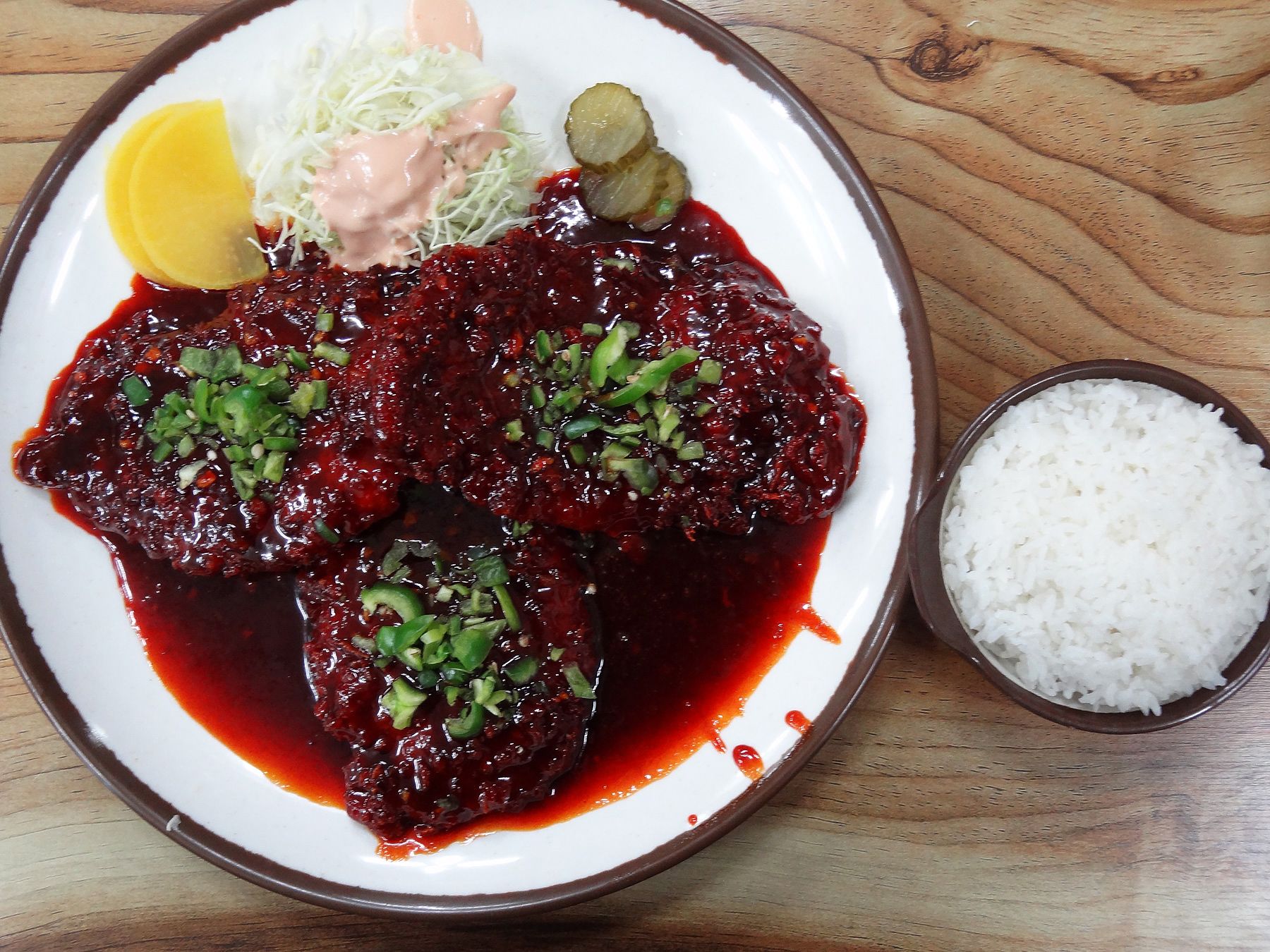 Spicy Korean food